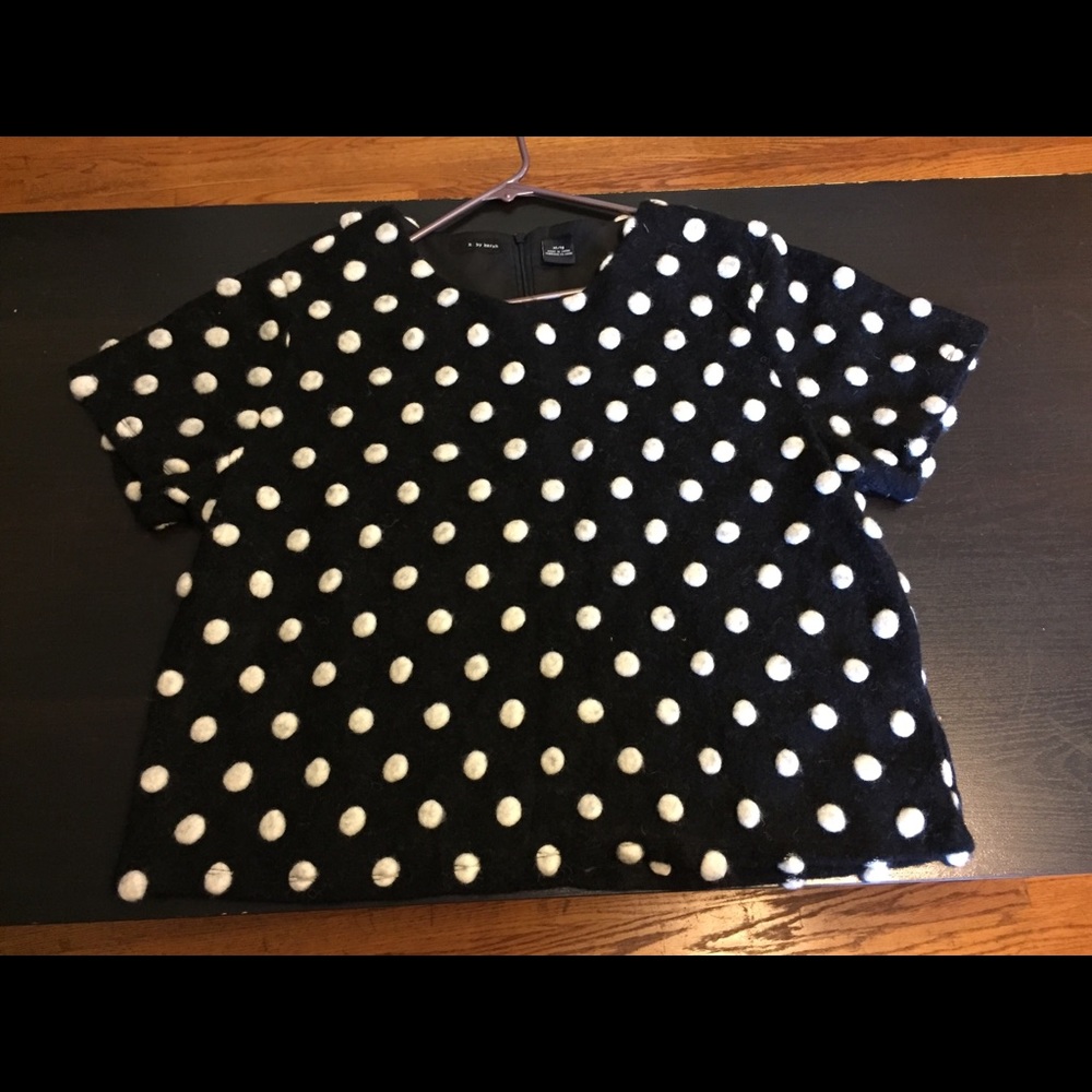 Wool dotted top from target.